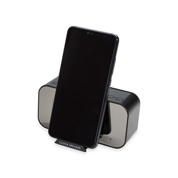 3019 | Caixa de Som Multimídia com Relógio e Suporte para Celular - Image 4