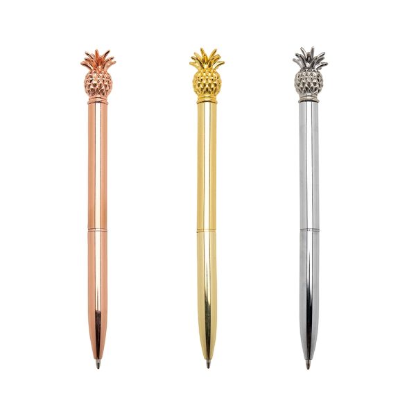 14654 | Caneta Metal Abacaxi - Image 4
