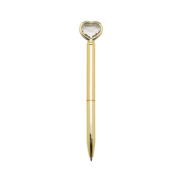 14656 | Caneta Metal Coração Diamante - Image 3