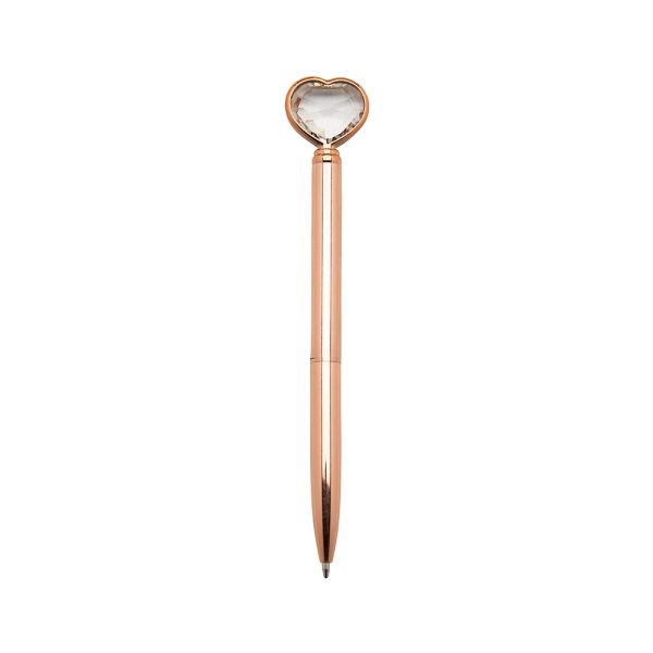 14656 | Caneta Metal Coração Diamante - Image 5