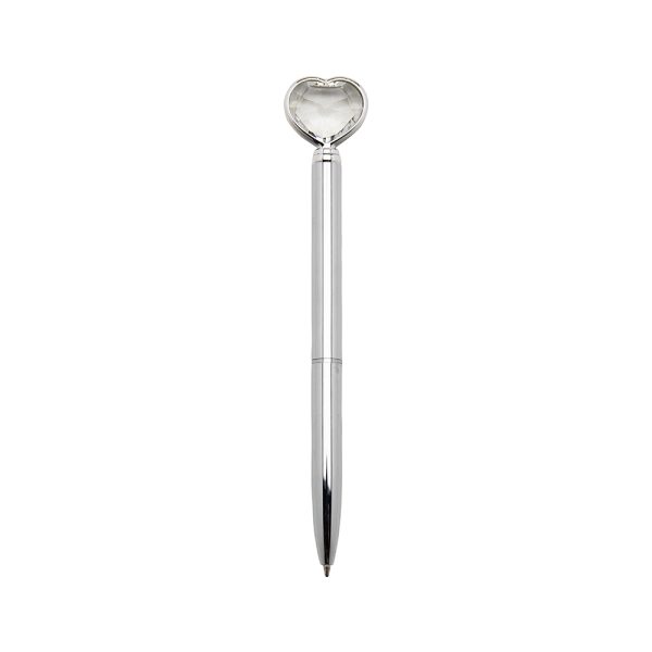 14656 | Caneta Metal Coração Diamante - Image 2