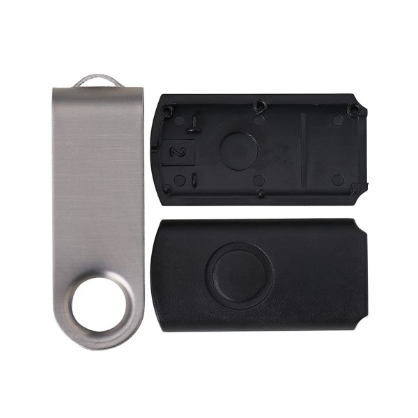 13960ES | Carcaça Pen Drive Giratório Escovado - Image 8