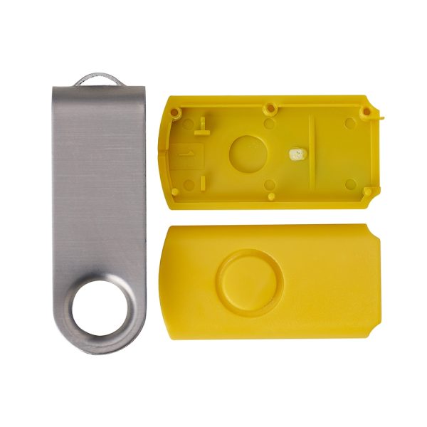 13960ES | Carcaça Pen Drive Giratório Escovado - Image 10