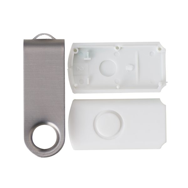13960ES | Carcaça Pen Drive Giratório Escovado - Image 12