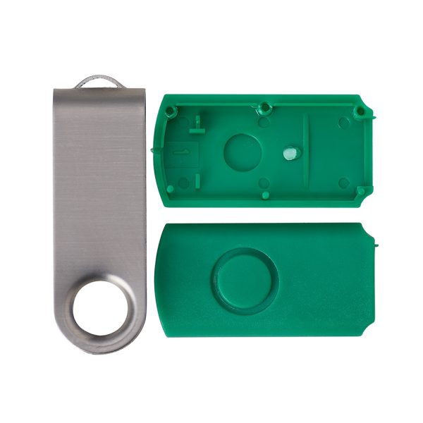 13960ES | Carcaça Pen Drive Giratório Escovado - Image 6