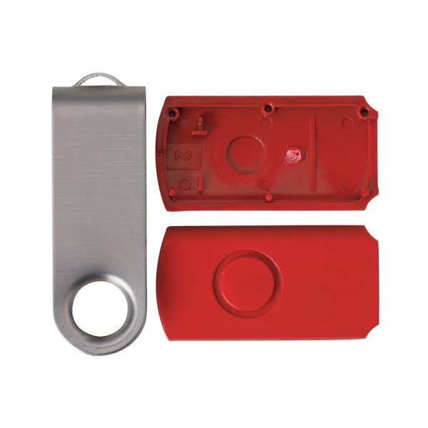 13960ES | Carcaça Pen Drive Giratório Escovado - Image 7