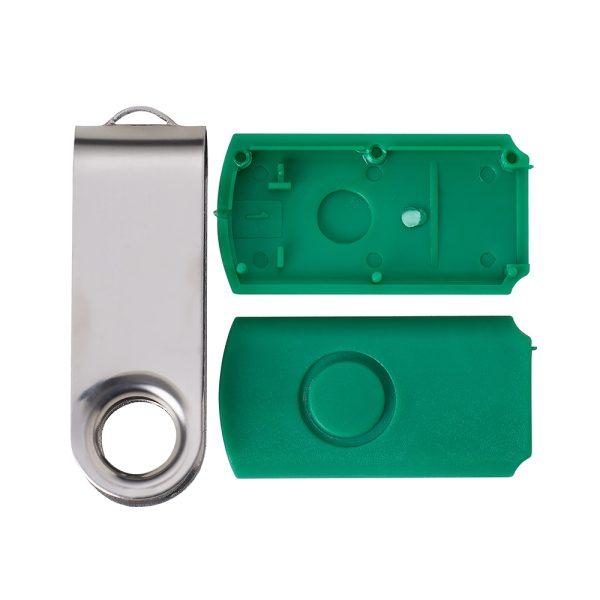 13960BR | Carcaça Pen Drive Giratório Brilhante - Image 2