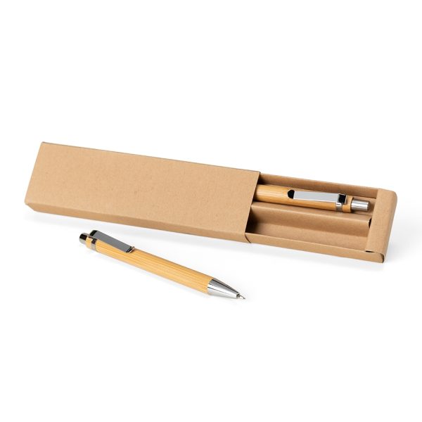 14681 | Kit Ecológico Caneta e Lapiseira Bambu - Image 5