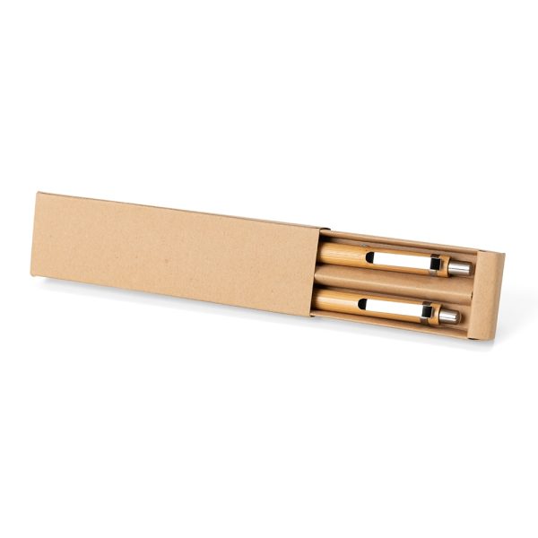 14681 | Kit Ecológico Caneta e Lapiseira Bambu - Image 3
