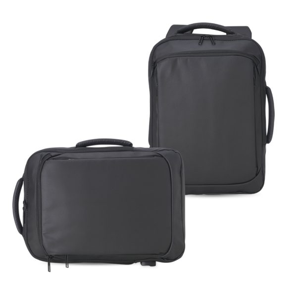 1901 | Mochila Couro Sintético USB 17 Litros
