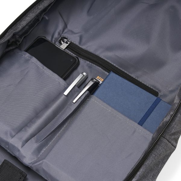 14778 | Mochila Poliéster com Bloqueador RFID - Image 6