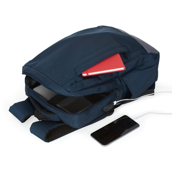3034 | Mochila de Nylon USB - Image 6