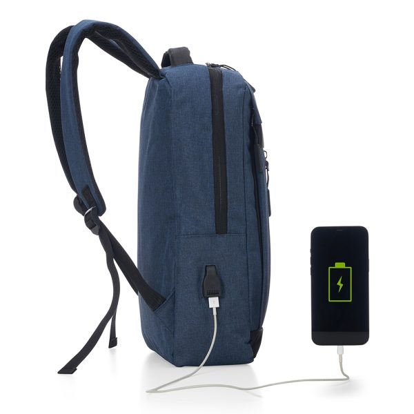 1325 | Mochila de Nylon USB 21L - Image 6