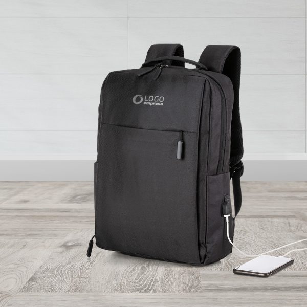 1320 | Mochila de Nylon USB 21L - Image 5