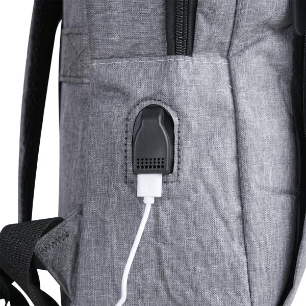 01320B | Mochila de Nylon USB 21L - Image 9