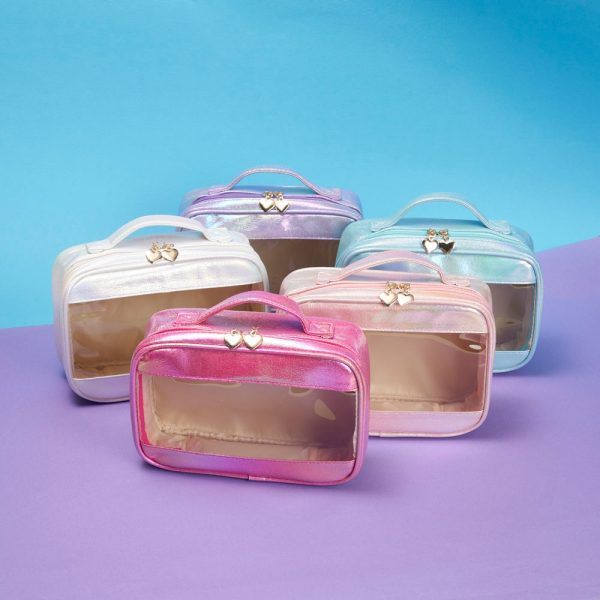 18651 | Necessaire Sintética Holográfica Impermeável